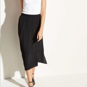 Vince Crinkle Pleated Skirt